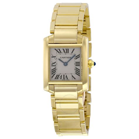 cartier watch france|cartier tank francaise gold price.